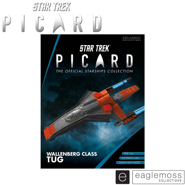 Eaglemoss Star Trek Picard Starfleet Wallenberg Tug Replica